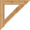 Ekena Millwork Traditional Traditional Rough Sawn Bracket, Western Red Cedar, 6"W x 42"D x 42"H BKT06X42X42TRA01RWR - alternate 2